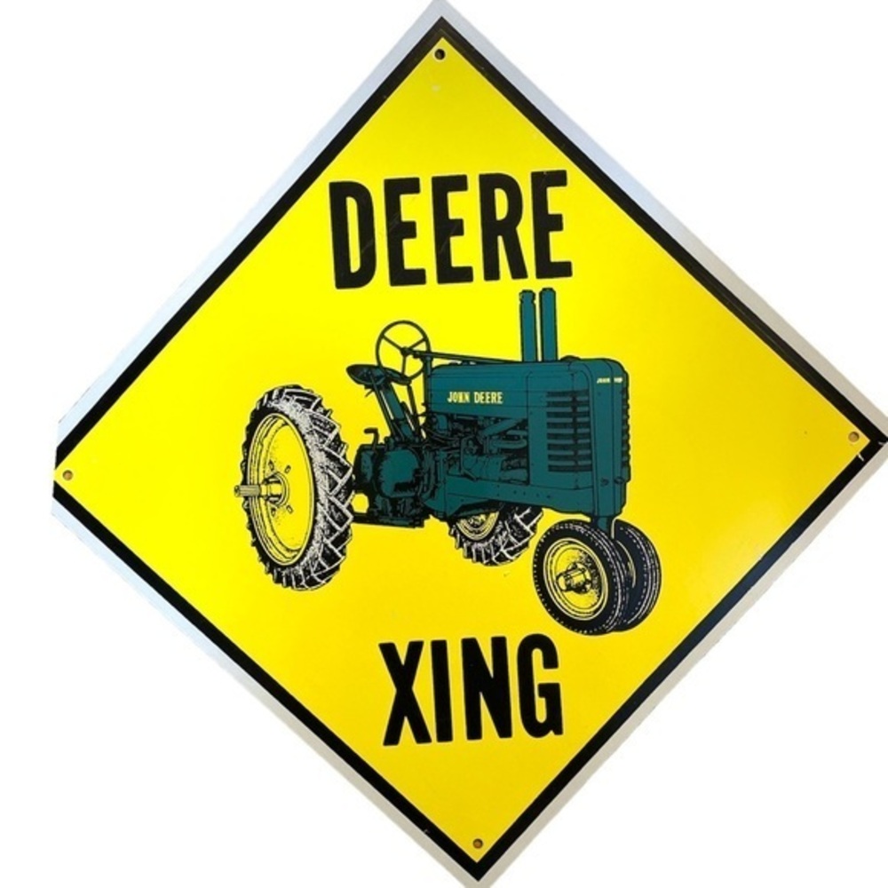 John Deere Metal Sign